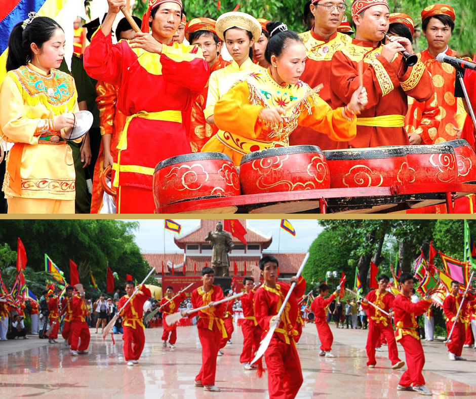 Bieu-dien-cac-tiet-muc-co-truyen-tai-Bao-tang-Quang-Trung